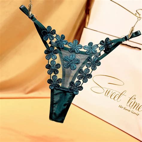 String En Maille Avec Boucle En M Tal Pour Femmes Lingerie Sexy