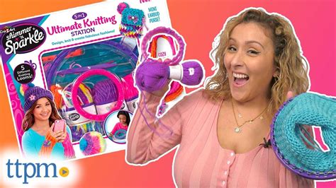 Shimmer N Sparkle 5 In 1 Ultimate Knitting Station From Cra Z Art