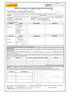 Copy Of Modification Form Ver1 6 New Motilal Oswal Group Copy Of