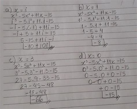 Dado O Polinômio P X X³ 5x² 11x 15 Determine O Seu Valor Numérico