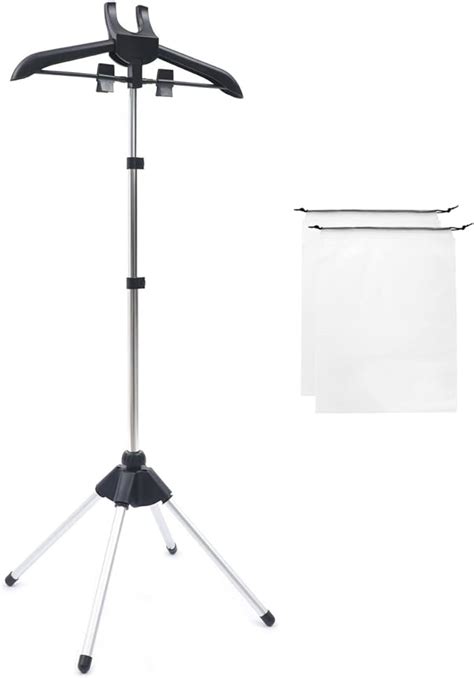 Foldable Garment Hanger For Steaming Clothes Portable