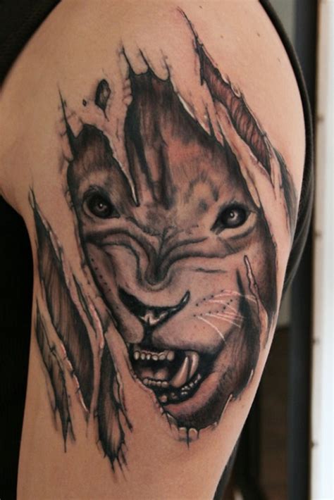 Japanese lion tattoos - Art 247