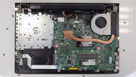 Inside Acer Aspire E 15 E5 575g Disassembly Internal Photos And