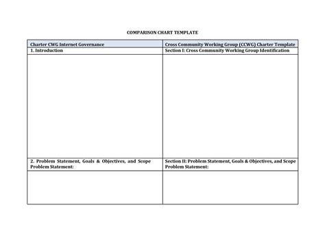 40 Great Comparison Chart Templates for ANY Situation ᐅ TemplateLab