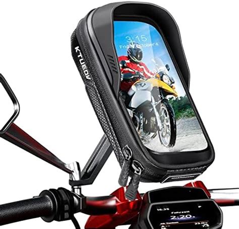 Ktueov Motorbike Phone Holder Motorcycle Phone Holder Waterproof