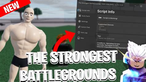 UPDATED The Strongest Battlegrounds SCRIPT AUTO FARM ESP TP