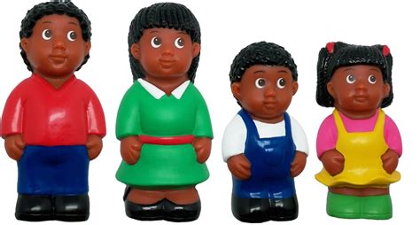 Multicultural Family Figurines - People Figurines - Dramatic Play - Toys