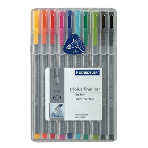 Staedtler Triplus Fineliner Permanent Marker Pens Assorted Colours