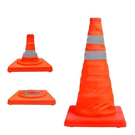 Pro Space In Collapsible Traffic Safety Cones With Reflective