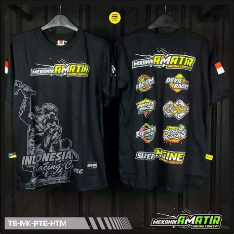 Jual Kaos Pria Kaos Distro Kaos Racing Mekanik Amatir Original