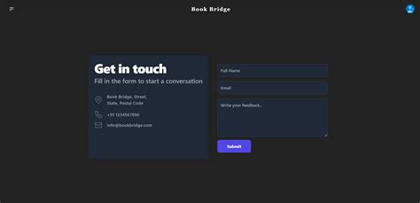 GitHub - PritamSarbajna/Book-Bridge-Website: A person who gives book in ...
