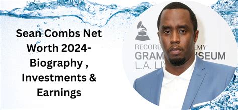 Sean Combs Net Worth 2024 Biography Investments Earnings