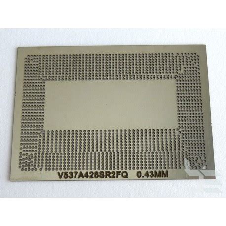 Stencil Template Chip Size V537A426SR2FQ For Reballing Reball Intel