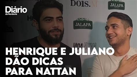 Henrique e Juliano dão três dicas para Nattan curtir vida de solteiro