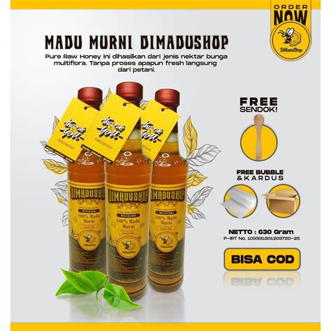 Jual Madu Asli Madu Murni Gr Nektar Multiflora Pure Raw Honey