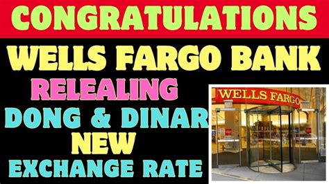 Iraqi Dinar Wells Fargo Announced Iraqi Dinar New Exchange Rate