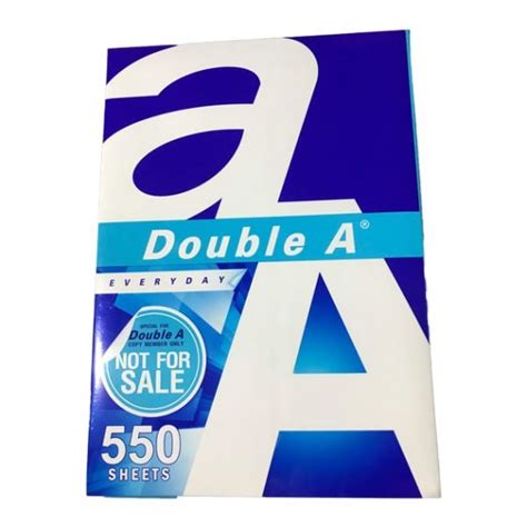 GiẤy A4 Double A 70gsm 550 TỜ Thiết Bị Vật Tư Văn Phòng Tân Phú