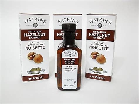 Watkins Extract 2oz Bottle Pack Of 3 Imitation Hazelnut Extract