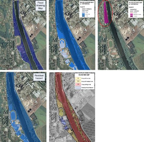 Advanced flood hazard and risk analysis (from left to right: existing ...