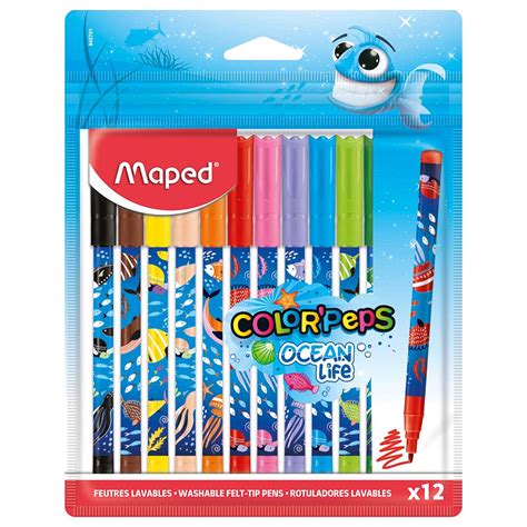 Maped Color Peps Felt Tip Pen Ocean Pcs