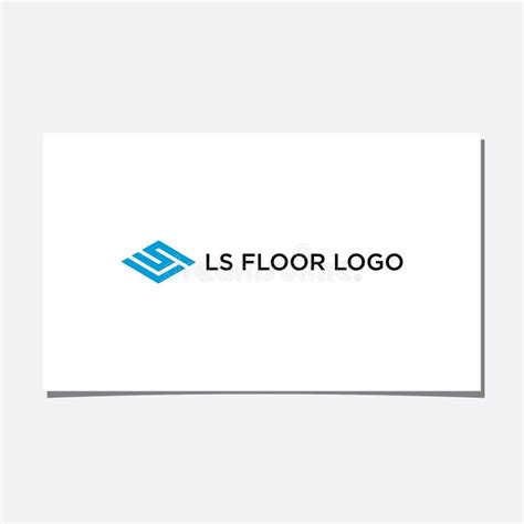 Logotipo ls ou sl Floor ilustração do vetor Ilustração de interior