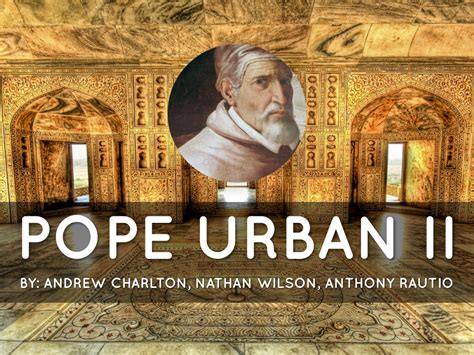 Pope Urban II by Andrew Charlton