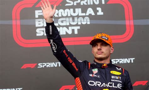 Max Verstappen Wins Wet Wild Sprint Race At Belgian Grand Prix Arab News