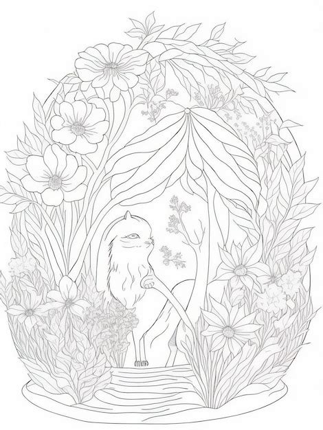 Premium Vector Tales From The Fairy Garden Intricate Coloring Adventure