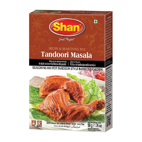 Buy Shan Chicken Tandoori Masala 50g Online South Asian Central