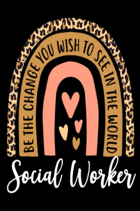 Social Worker Best T For Social Worker 6x9 Inch Ruled Notebook