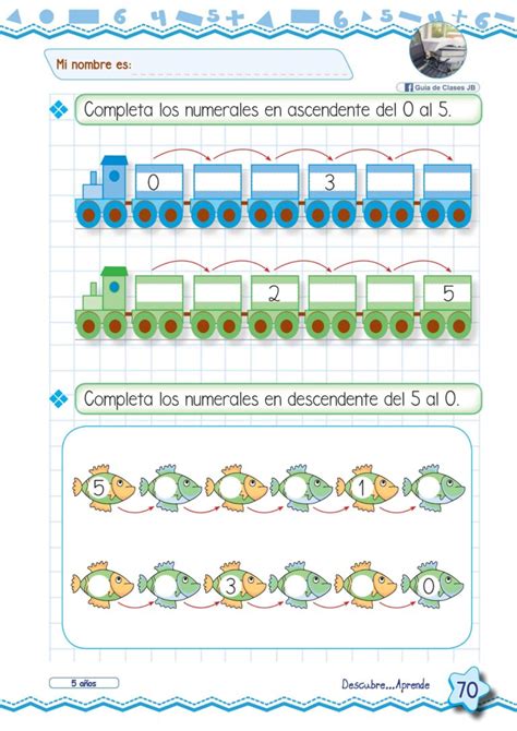 Cuadernillo De Matemática 5 Años