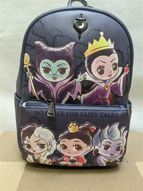 Loungefly Disney Villains Chibi Mini Backpack Exclusive Nwt Ebay