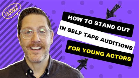 Self Tape Auditions For Young Actorsthe Simplest Way To Stand Out From