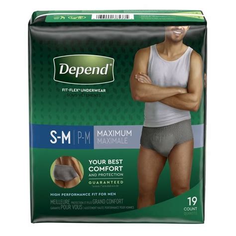 Depend Fit Flex Incontinence Underwear For Men Maximum Absorbency 19 Ct From Kroger Instacart