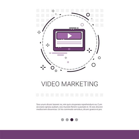 Premium Vector Video Digital Marketing Business Web Banner