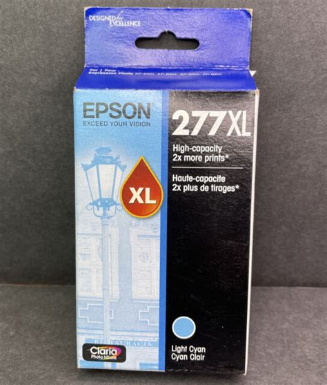 Epson 277xl Light Cyan Ink Cartridge High Capacity T277xl520 For Sale