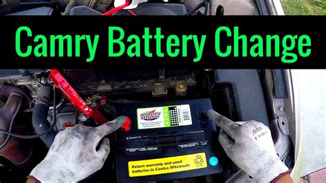 2005 Toyota Camry Battery Replacement 2azfe Quick And Easy Youtube