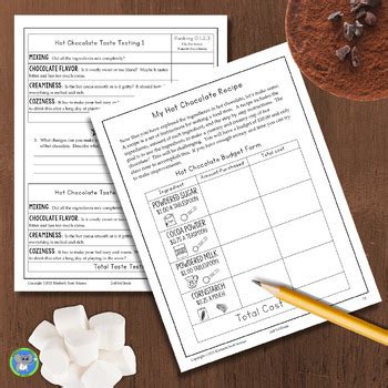 Hot Chocolate Science And STEM Mixtures And Solutions Grades