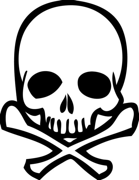 Skull Outline Drawings Clipart Best