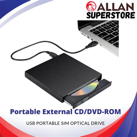 Allan Superstore External Dvd Rom Optical Drive Usb Cd Dvd Rom Cd