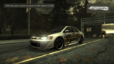 Nfsmods Mitsubishi Lancer Evolution Ix Mr Edition Ct A Add On