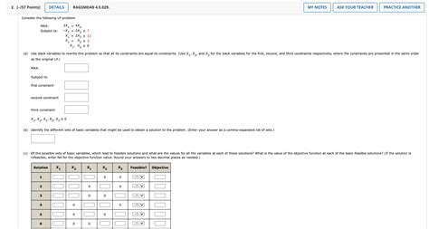 Solved Consider The Following Lp Problem Max 2x1 4x2