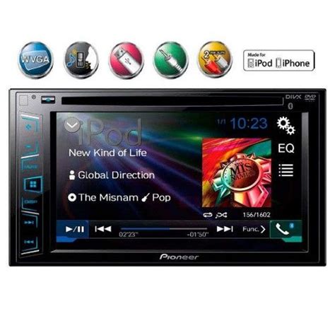 Tudo Sobre Dvd Player Pioneer Avh 288bt 2 Din Bluetooth Usb E