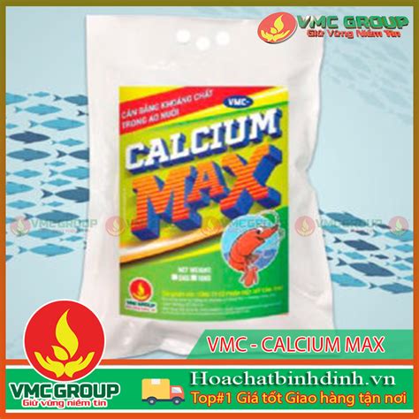 VMC CALCIUM MAX BỔ SUNG KHOÁNG AO NUÔI HCBĐ HÓA CHẤT BÌNH ĐỊNH