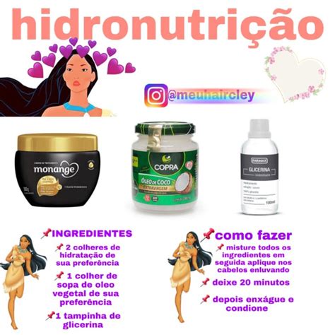 Pin Em Receita Capilar Hidrata O Para Cabelos Cacheados Fotos De