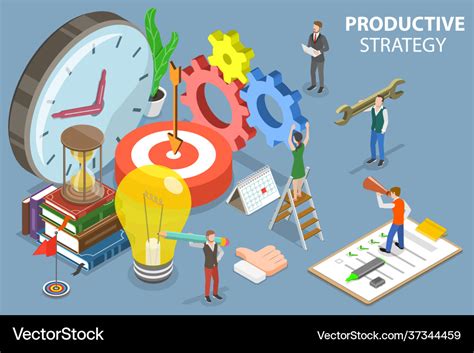 3d Isometric Flat Conceptual Royalty Free Vector Image