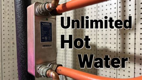 How To Install A Hot Water Plate Heat Exchanger For An Outdoor Wood Boiler YouTube