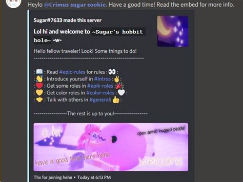 Embed Time Discord Messages How To Introduce Yourself