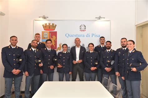 Undici Nuovi Agenti Di Polizia Prendono Servizio A Pisa