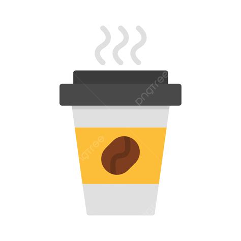 Coffee Cup Flat Icon Vector Beverage Coffee Coffee Cup Png And